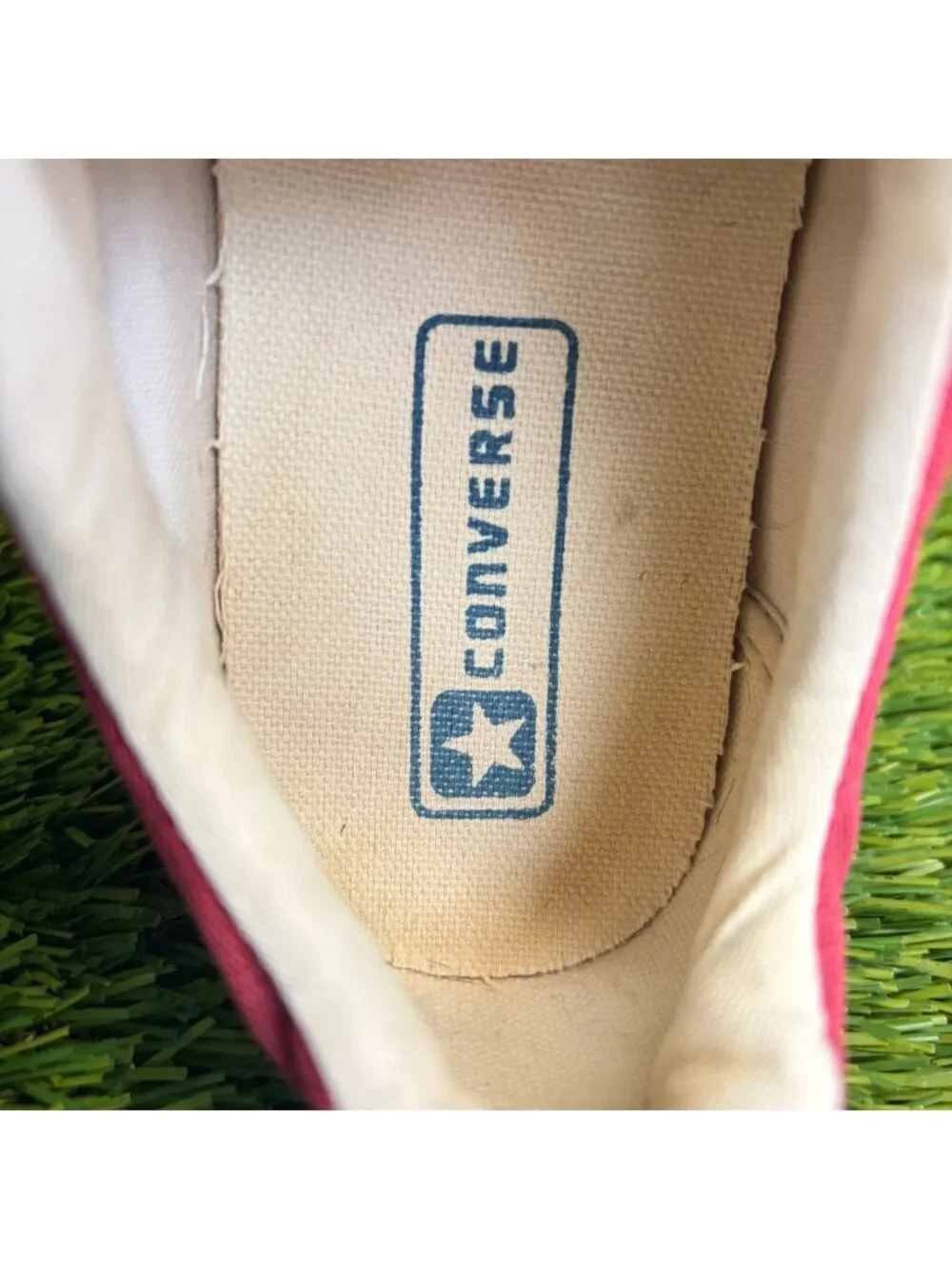 Converse Star Player 76 Canvas Womens Size 6.5 Red White Athletic Shoes Sneakers - Picture 9 of 11